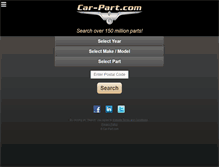 Tablet Screenshot of hillbillyautoparts.net